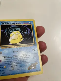 Pokemon TCG Sabrina's Psyduck Gym Challenge 99 First Edition Common Card - Image 3