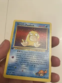 Pokemon TCG Misty's Psyduck Gym Challenge, 1st Edition Common Card 90/132 - Image 4