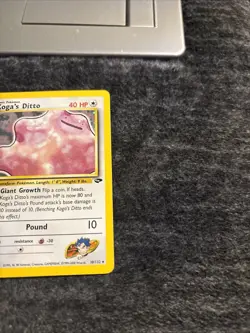 Pokemon TCG Koga's Ditto Gym Challenge Card 10/132 LP - Free Shipping - Image 5
