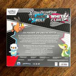 POKEMON TCG S&V 10.5 BLACK BOLT & WHITE FLARE POSTER COLLECTION BOX - NEW SEALED - Image 2