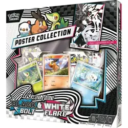POKEMON TCG S&V 10.5 BLACK BOLT & WHITE FLARE POSTER COLLECTION BOX - NEW SEALED - Image 5