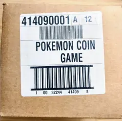Pokemon Battling Coin Game Original Sealed Packaging + 12 Sealed Coin Packs - Image 1