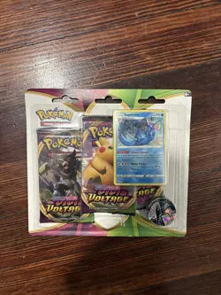 Pokemon Vivid Voltage Vaporeon Promo 3 Booster Pack Blister Pikachu TCG Sealed - Image 1