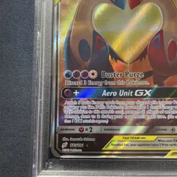 2019 Pokemon Sun & Moon Team Up Latias Latios #170/181 PSA 8 - Image 5