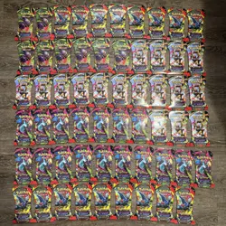 LOT OF 59 Sealed Pokemon Phantasmal Flames Sleeved Booster Packs ALL PACK ARTS - Image 1