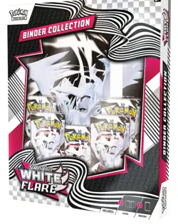 Pokemon Scarlet & Violet White Flare Binder Collection Sealed Box - Image 1