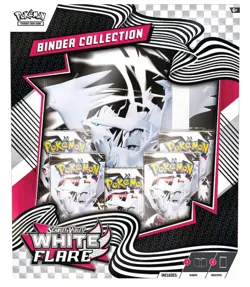 Pokemon Scarlet & Violet White Flare Binder Collection Sealed Box - Image 3