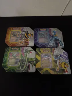 Pokemon TCG Paradox Destinies Tins FACTORY SEALED - (LOT OF 4 TINS) - Image 3