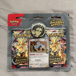 Pokemon TCG Ascended Heroes 2 Pack Collection Blister Larry's Komala SEALED - Image 1