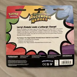 Pokemon TCG Ascended Heroes 2 Pack Collection Blister Larry's Komala SEALED - Image 2