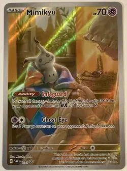 Mimikyu Pokemon (2024) Scarlet & Violet Promo 075 Near Mint - Image 1