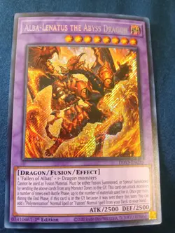 Yugioh Alba Lenatus The Abyss Dragon Secret DIFO 1st Edition NM - Image 1