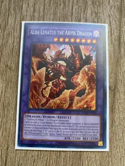 NM Yu-Gi-Oh! TCG Alba-Lenatus the Abyss Dragon Dimension Force DIFO-EN035 1st... - Image 1