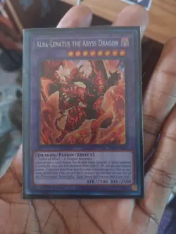 Yu-Gi-Oh! TCG Alba-Lenatus the Abyss Dragon Dimension Force DIFO-EN035 1st... - Image 1