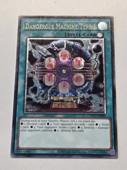 Dangerous Machine Type-6 (UTR) LODT-EN096 Enhanced Print Ultimate Rare Yugioh NM - Image 1