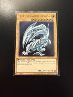 Yu-Gi-Oh Blue-Eyes White Dragon OP28-EN001 Ultimate Rare Near Mint - Image 1
