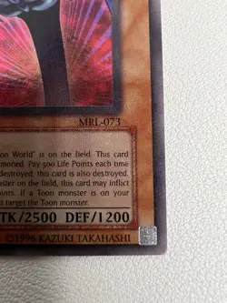 Toon Summoned Skull MRL-073 Magic Ruler Unlimited - Ultra Rare - LP - Image 4