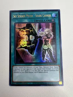 Sky Striker Mecha - Shark Cannon MAMA-EN011 Ultra Rare 1st Edition LP - Image 1