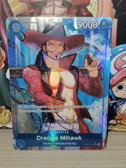 ONE PIECE TCG – Lotto 2 Carte – Mihawk OP01-070 + OP09-048 SR Alt Art – English - Image 3