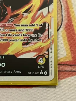 Sabo ST13-001 Alt Art Leader One Piece TCG Ultra Deck Three Brothers English NM - Image 5