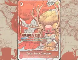 Tony Tony.Chopper Winner (Winner Pack 2024 Oct-Dec) - One Piece Promotion Cards - Image 1
