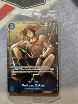 One Piece TCG: Portgas D. Ace P-074 Promo Tin Pack Set Vol. 2 SEALED English - Image 1