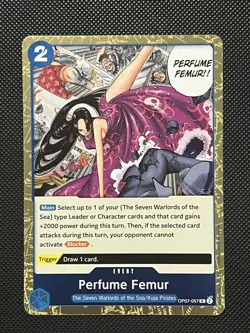 One Piece 500 Years in the Future English CGC - Perfume Femur - OP07-057 R -MINT - Image 2