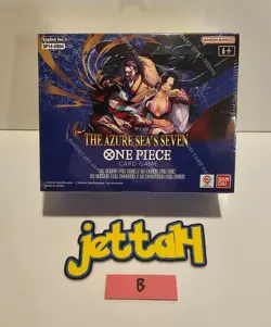One Piece TCG OP-14 The Azure Sea's Seven Booster Box (English) NEW/SEALED! (B) - Image 2