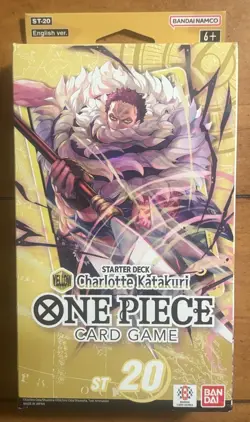 ONE PIECE TCG Charlotte Katakuri (Yellow) Starter Deck (ST-20) New W PRB01 Pack! - Image 1