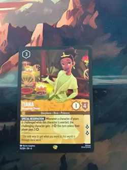 Disney Lorcana Azurite Sea ~ TIANA - Restaurant Owner LEGENDARY 16/204 - Image 1