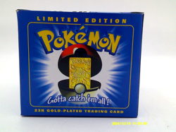 POK'EMON Limited Edition POLIWHIRL 23K Gold-Plated TRADING CARD in POK'EMON BALL - Image 4