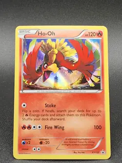 Ho-Oh XY153 Black Star Promo Black Star RARE Holo Pokemon Card NM 2016 - Image 1