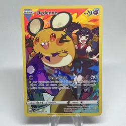 Pokemon TCG Dedenne Brilliant Stars Trainer Gallery Card TG07/TG30 Swsh09 - Image 1