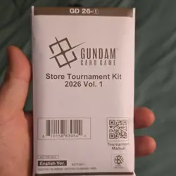 Bandai Gundam Card Game Store Tournament Kit 2026 Vol. 1 Pack 2 Packs English - Image 1