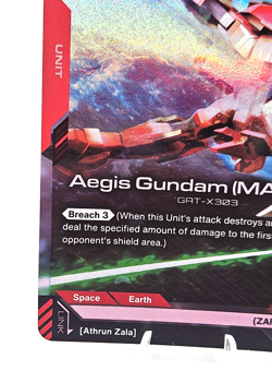 Aegis Gundam (MA Mode) Foil | ST04-007 | (C+) | Gundam Card Game | English - Image 5