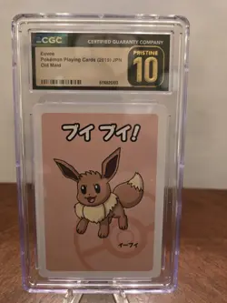 CGC 10 Pristine Eevee Old Maid 2019 Japanese Card - Image 1