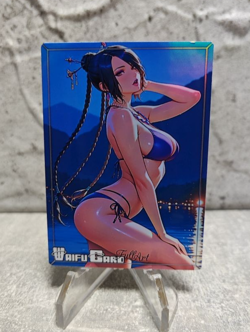 Lulu Trading Card Waifu Goddess Story Anime Girl holo Karte Manga Full Art - Image 1