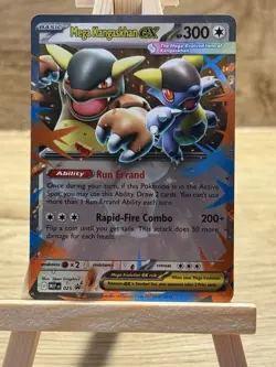 Pokemon TCG Mega Kangaskhan ex 25 Mega Evolution Black Star Promo Card Mint - Image 1