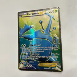 Heracross EX 105/111 Full Art Ultra Rare Furious Fists Pokemon card - Image 2