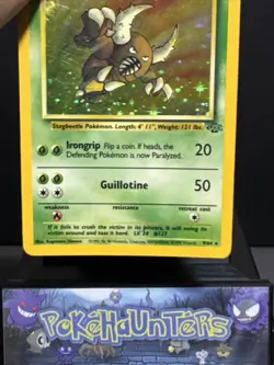 Pokemon Card Pinsir 9/64 Rare Holo Jungle Set WOTC Played - Image 4