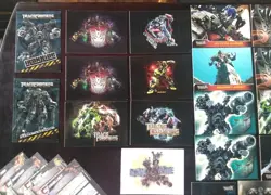Transformers Revenge Of The Fallen Trading Card Game Lot With Stickers & Pop-Ups - Image 2