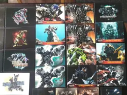 Transformers Revenge Of The Fallen Trading Card Game Lot With Stickers & Pop-Ups - Image 3