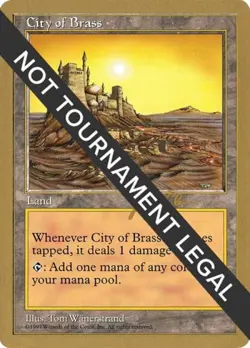 City of Brass - 1997 Jakub Slemr (5ED) - Light Play MTG World Championship Decks - Image 1