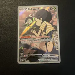 Pokemon TCG Card Poltchageist 171/167 Twilight Masquerade Illustration Rare - NM - Image 1