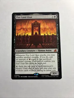 Fire Lord Ozai - Avatar: The Last Airbender MTG Plus Bonus Card!!! - Image 1