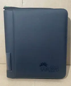 4 Pocket Side Loading Toploader Black Binder (fits 128 Cards) For Trading cards - Image 1