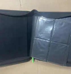 4 Pocket Side Loading Toploader Black Binder (fits 128 Cards) For Trading cards - Image 2