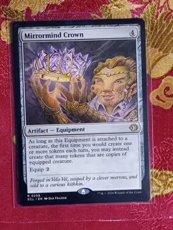 Mirrormind Crown Lorwyn Eclipsed Magic The Gathering MTG Rare Artifact Card CCG - Image 1