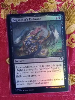 FOIL Bogslither's Embrace Lorwyn Eclipsed Magic The Gathering MTG black card - Image 1