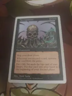 Necropotence Fifth Edition English, Moderately Played, MTG - Image 1